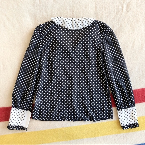Fabiana C Peter Pan collar polka dot top - Picture 8 of 8